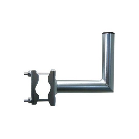 Suport Antena Tip L + 1x U-Bolt 100mm, Montare pe Catarg (Orizontal), (L)350mm, (h)200mm, (d)42mm