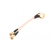 Pigtail RPSMA Male / RPSMA Male Right Angle 10cm 2