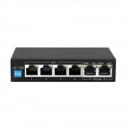 Switch PoE Gigabit KRIOS 4x PoE/PoE+, 2x RJ45 Uplink...