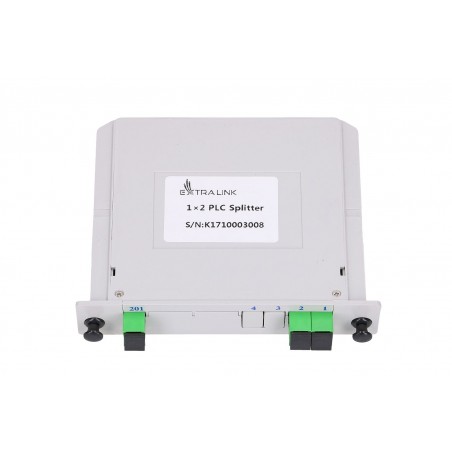 Separator de Fibra Optica PLC 1:2 cu Adaptoare SC/APC tip Slot Extralink