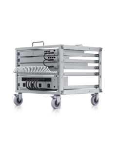 Mini Rack 18" 6U cu Patchpanel cu 24 Porturi Ubiquiti 2