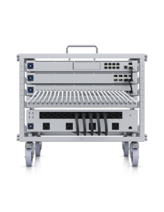 Mini Rack 18" 6U cu Patchpanel cu 24 Porturi Ubiquiti