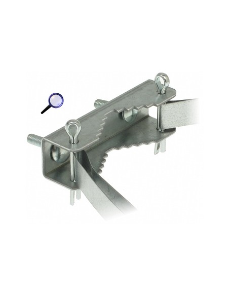 Suport Coloana / Cutii de Distributie BRU-2, Montare pe Stâlp, (L)90mm, (l)85mm, (d)50-160mm