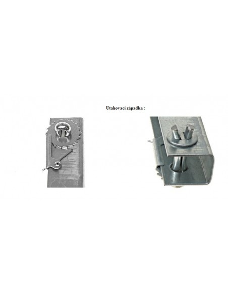 Suport Teava Antena + 1x U-Bolt 50mm, Montare pe Semineu, (L)310mm, (d)28-42mm