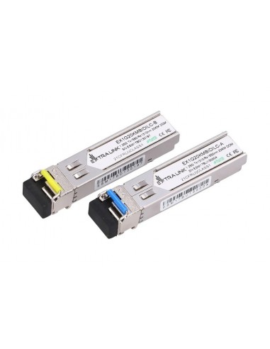 Module SFP LC 20km SM WDM 1310/1550NM (pereche)...