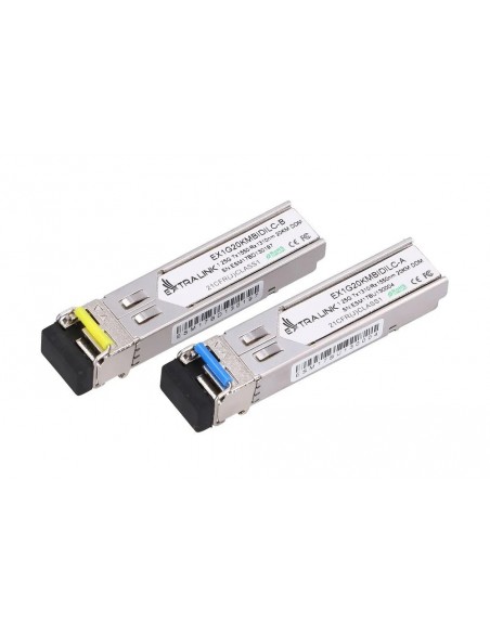 Module SFP LC 20km SM WDM 1310/1550NM (pereche) Extralink