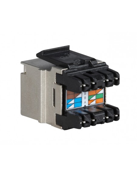 Modul Keystone CAT 5E Ecranat cu Taiere Rapida SXKJ-5E-STP-BK-NA Solarix