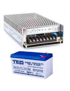 Sursa in Comutatie cu Back-Up 13.8V 10.5A Mean Well 2