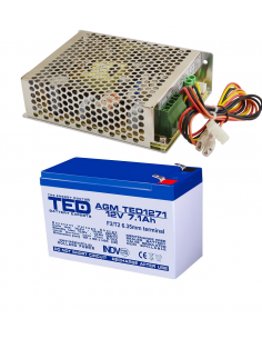 Sursa in Comutatie cu Back-Up 13.8V 3.6A Mean Well 2