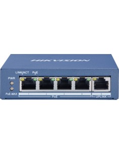 Switch PoE Gigabit 4 Port-uri Unmanaged DS-3E0505P-E/M...