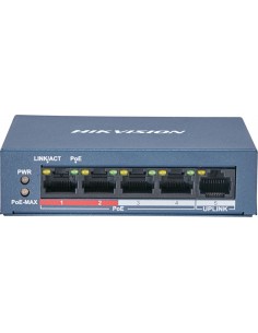 Switch cu 4 port-uri PoE DS-3E0105P-E/M(B) Hikvision