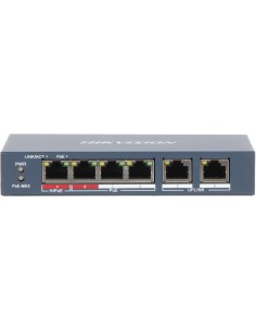 Switch PoE 4 Porturi DS-3E0106HP-E Hikvision