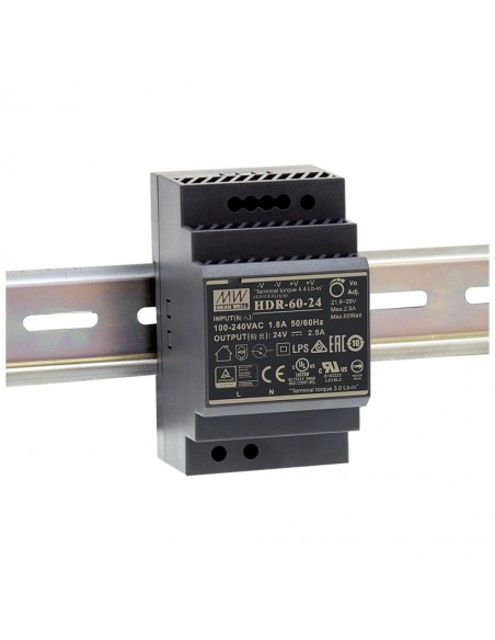 Sursa in Comutatie pe Sina DIN 48V 1,25A 60W Mean Well