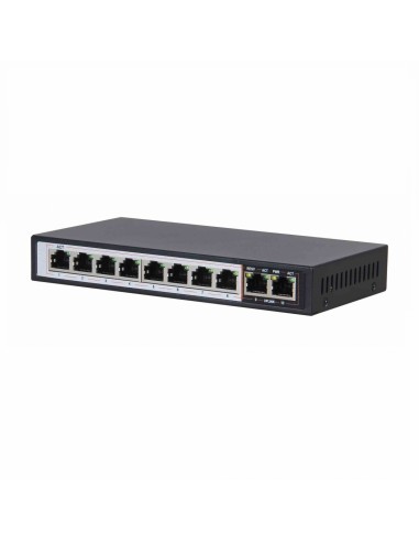 Switch PoE CERES 8x 100Mb/s PoE/PoE+, 2x RJ45...