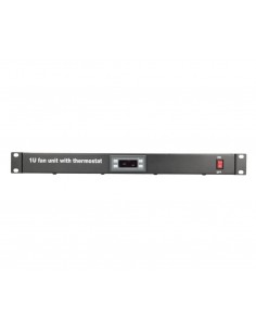 Panou ventilator 19", 2 ventilatoare, cu termostat Extralink 2