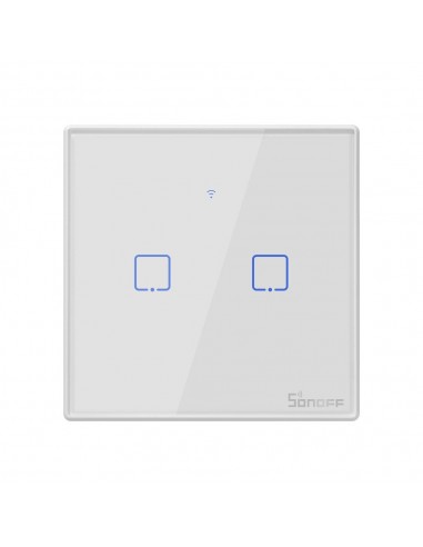 Intrerupator Smart WiFi + RF 433 T2 EU TX (2 canale) SONOFF