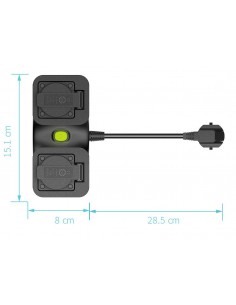 Priza Inteligenta WiFi MSS620HK, 2x Schuko, IP44, pentru... 2