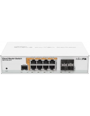 Router / Switch PoE CRS112-8P-4S-IN Mikrotik