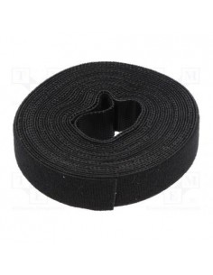 Banda Tip VELCRO/cu Scai Neagra, 16mm latime, 4m LogiLink