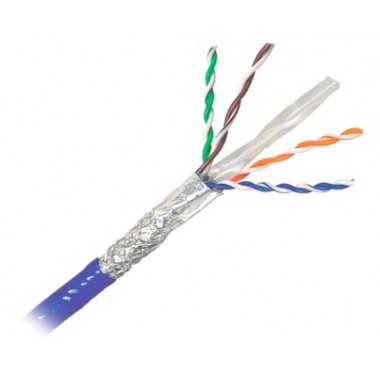 Cablu SFTP CAT 6 Cupru Masiv, 23 AWG, Teletronic