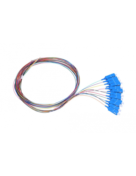 Set Pigtail-uri Fibra Optica SC/UPC Single Mode, 900um, G.652D, 12 buc., 1.5m Extralink