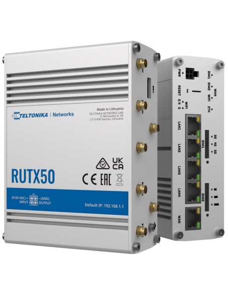 Router Industrial 5G RUTX50 Teltonika