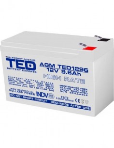 Acumulator Stationar VRLA AGM 12V - 9.6Ah High Rate