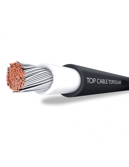Cablu solar Topsolar H1Z2Z2-K 1X6 Cca negru C100