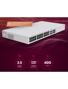 Switch CRS326-4C+20G+2Q+RM Mikrotik 2