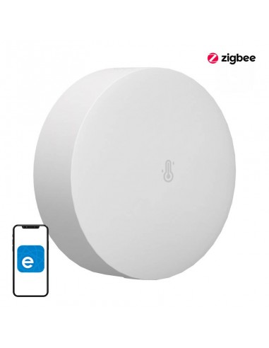 Senzor inteligent de temperatură și umiditate Zigbee SNZB-02P (rotund) SONOFF