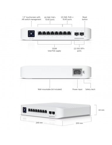 Switch PoE USW-Pro-8-PoE Ubiquiti