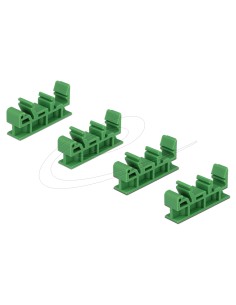 Clema/Clip pentru sină DIN pentru PCB 4 buc Delock 2