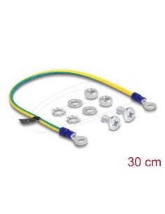 Kit de împământare pentru Rack-uri, 30 cm Delock