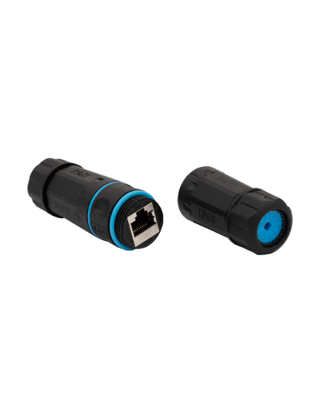 Mufa de Prelungire RJ45 Exterior IP68 CAT 6 UTP/FTP Ecranata
